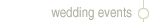 Wedding Events
